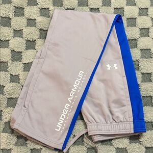 Under Armor, youth size large, NWOT, gray/royal blue